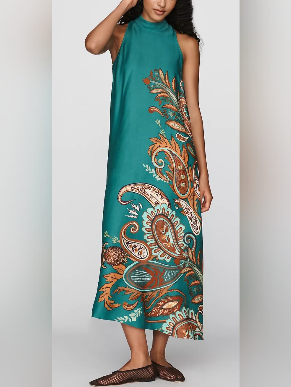 NEW!!! Farm Rio Halter Maxi Dress, Size M, Retail Price $238.00 US